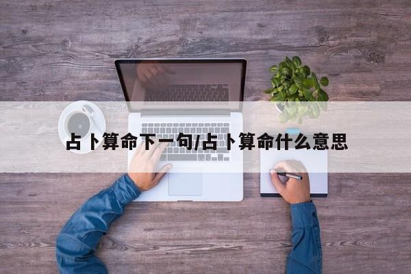 占卜算命下一句/占卜算命什么意思