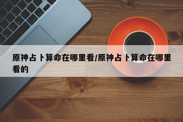 原神占卜算命在哪里看/原神占卜算命在哪里看的